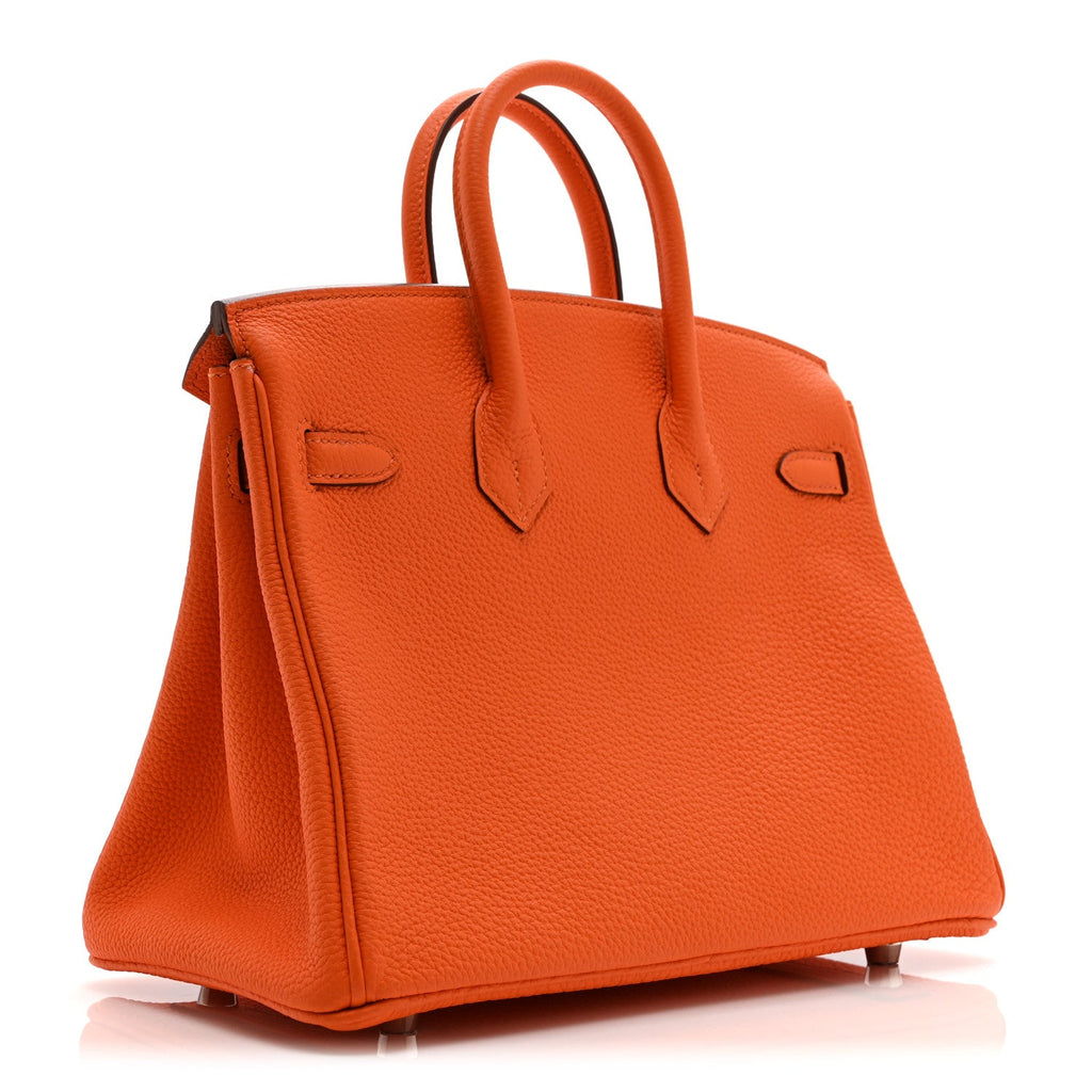 Togo Birkin 25  Orange Minium
