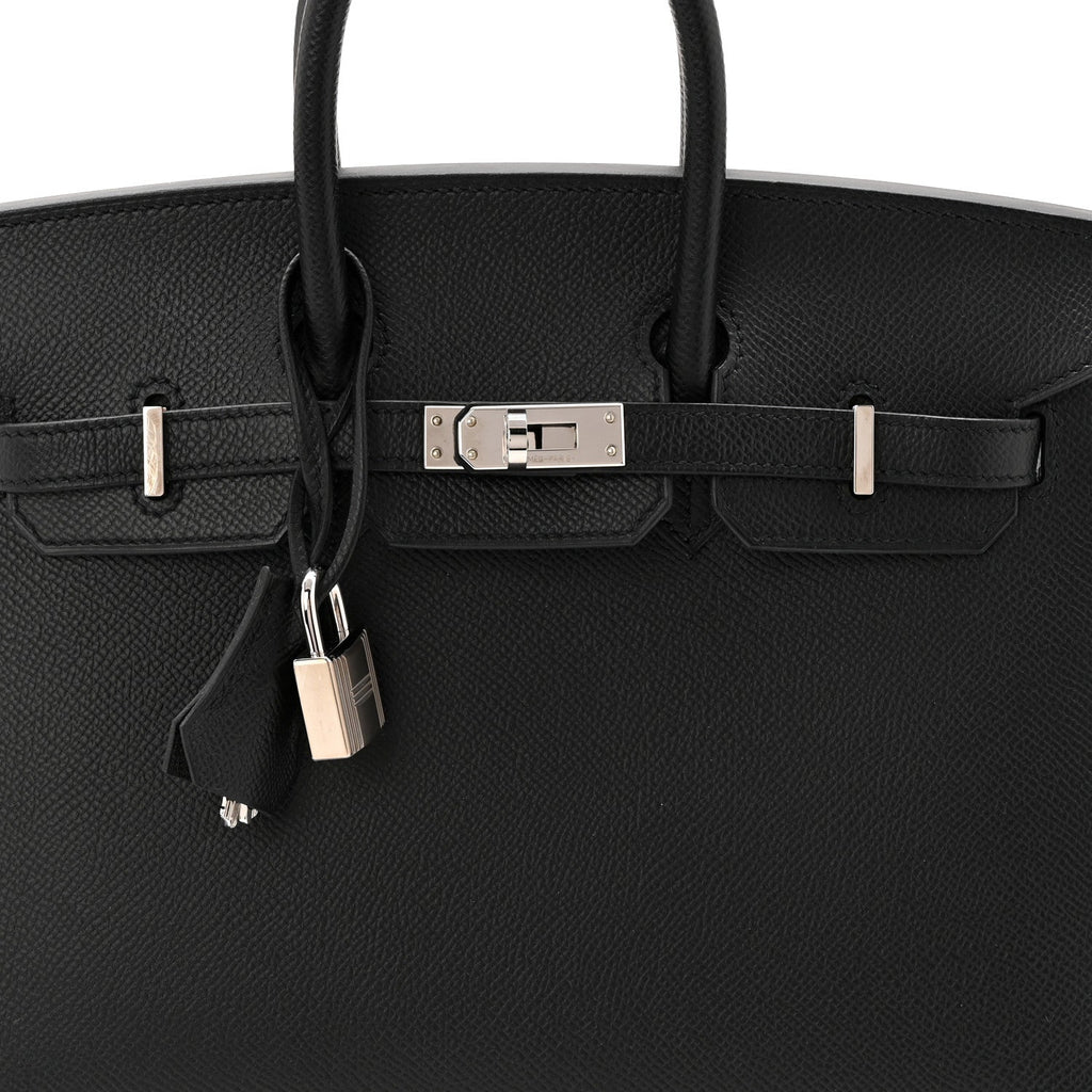 Epsom Birkin Sellier 25 Black