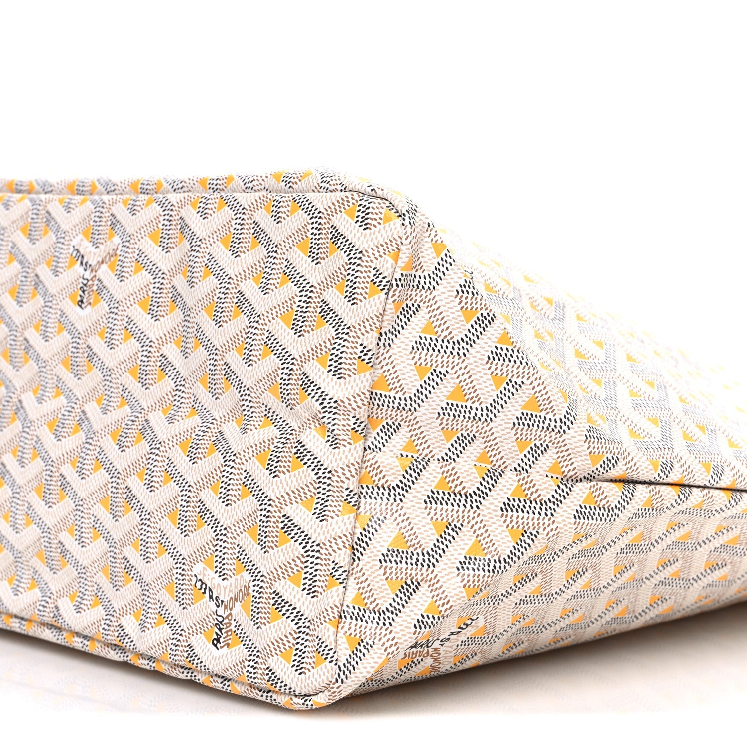 Goyardine Saint Louis Claire Voie PM White Yellow