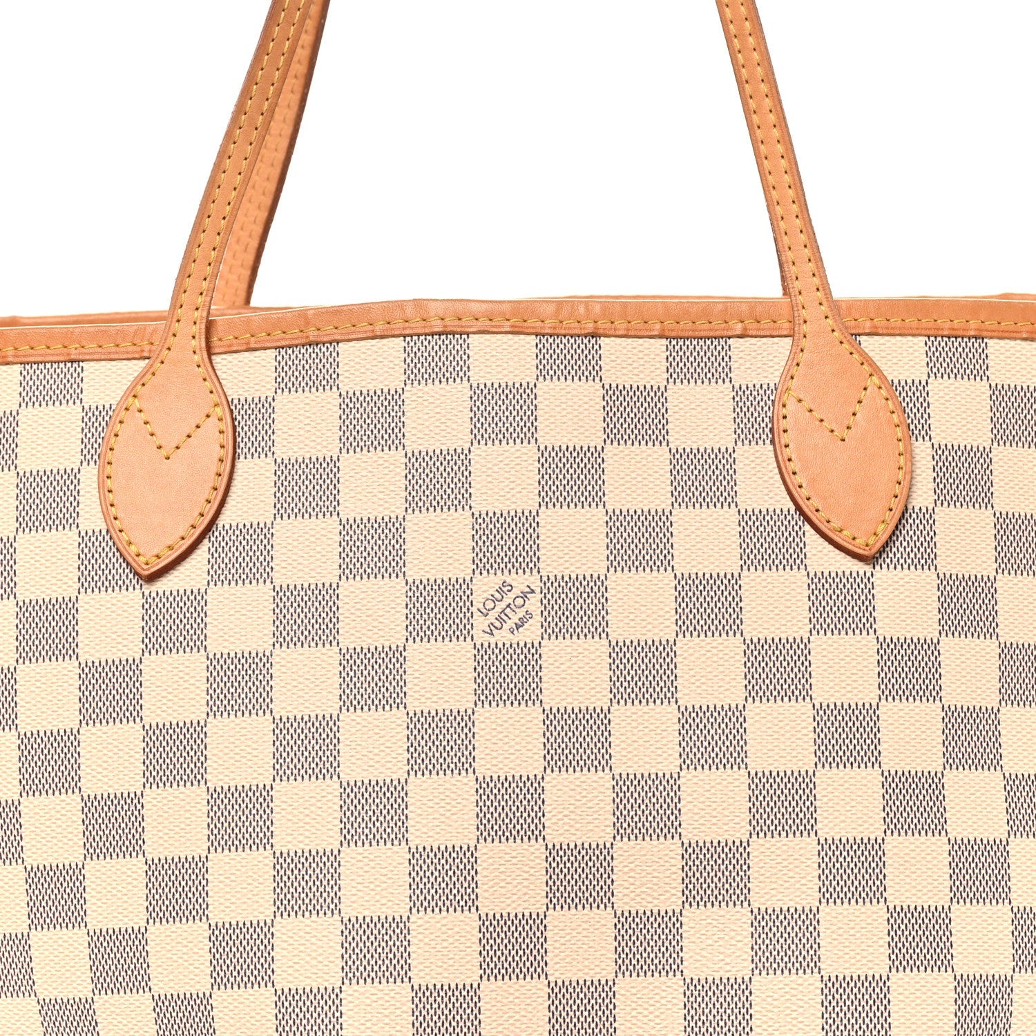 Damier Azur Neo Neverfull MM Rose Ballerine