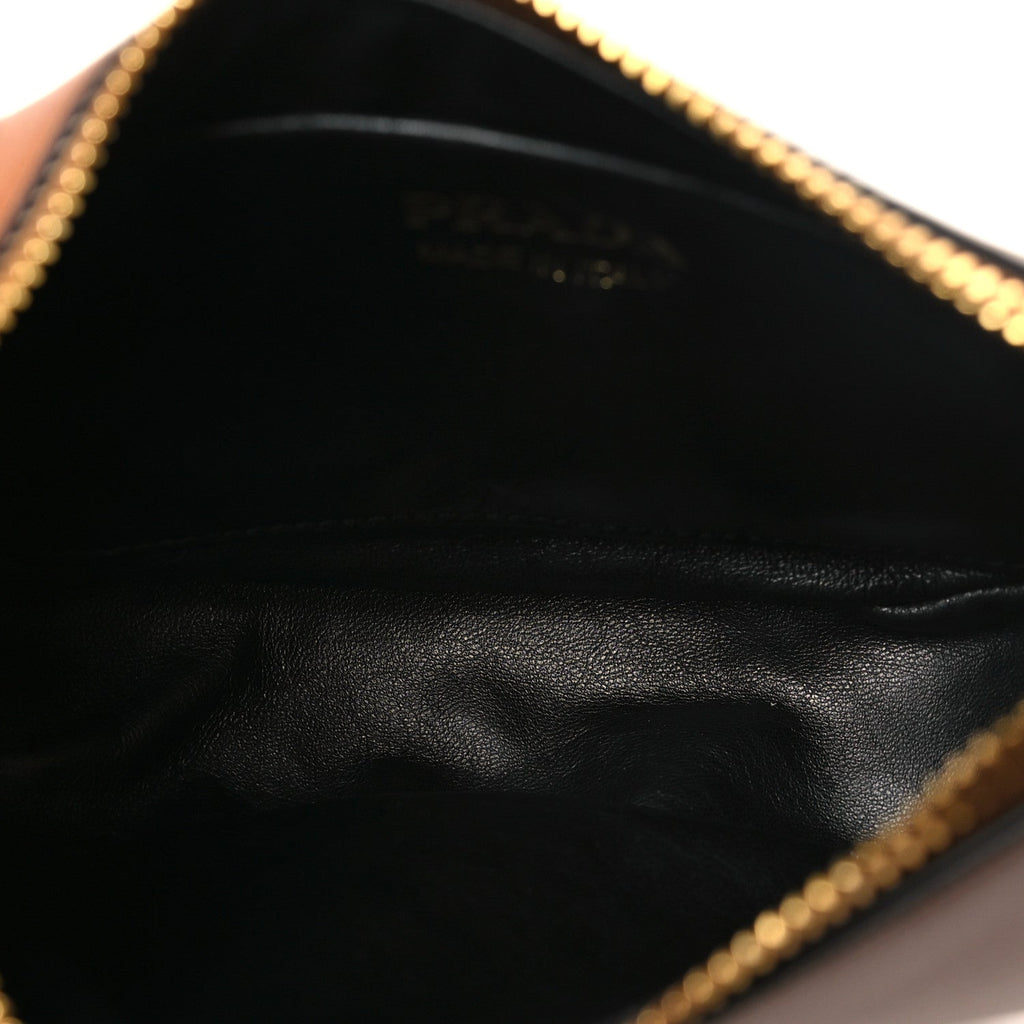 Soft Calfskin Mini Arque Shoulder Bag Cognac