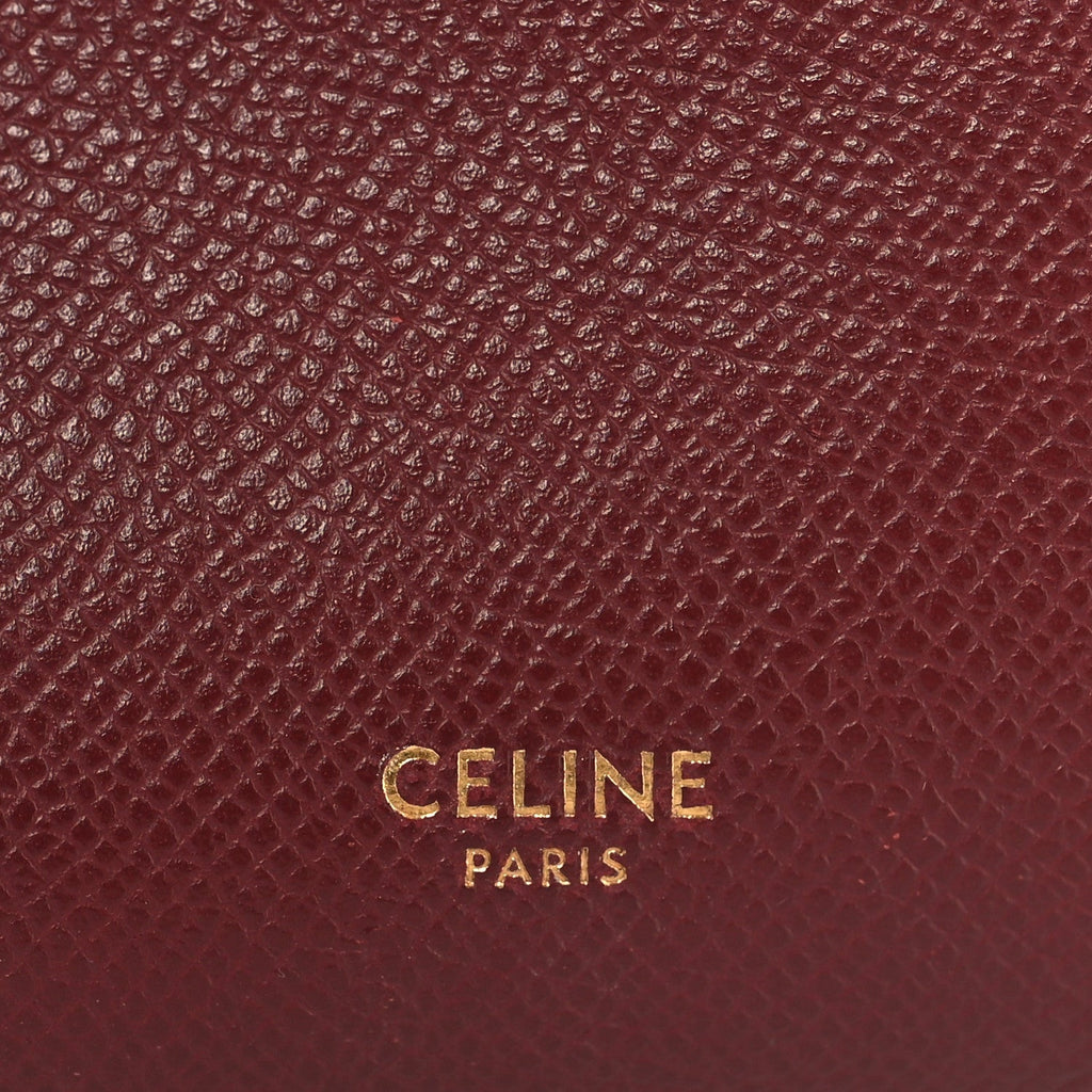 Grained Calfskin Micro Belt Bag Plum