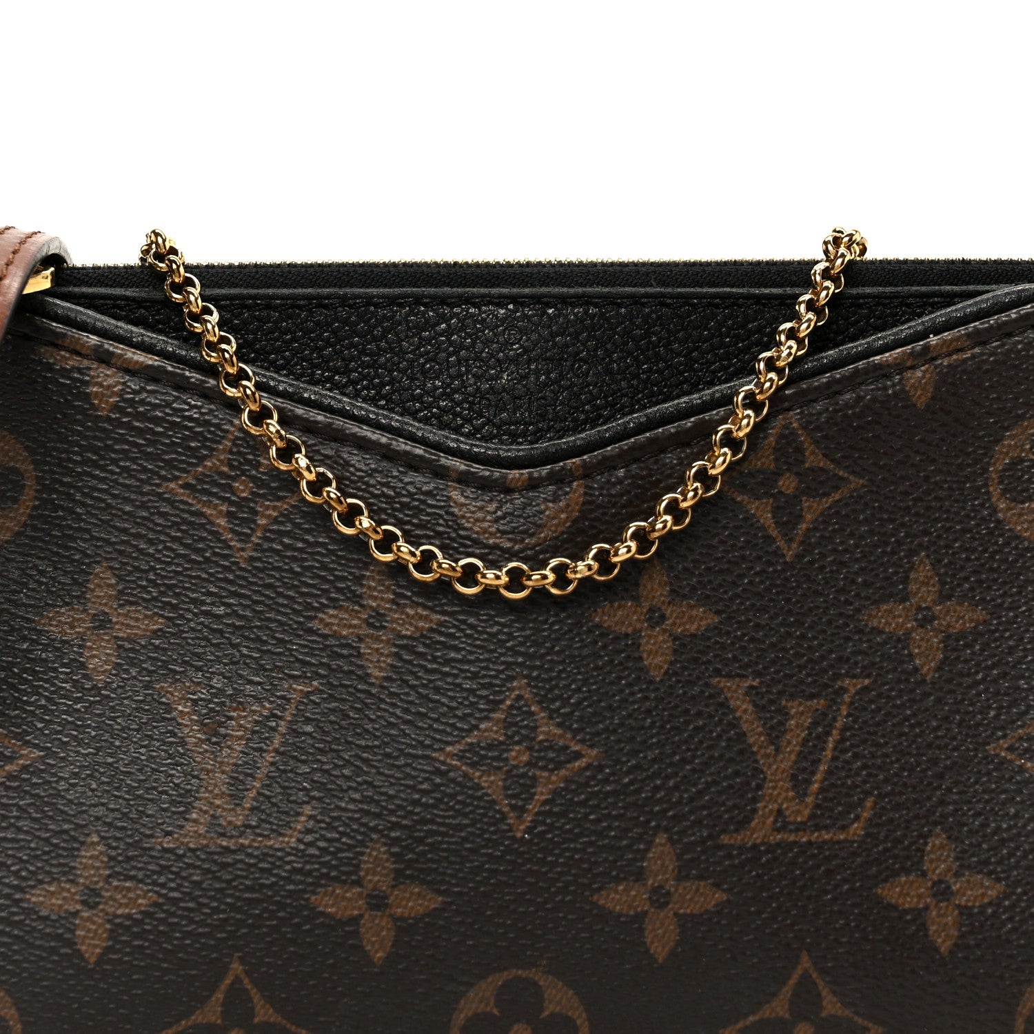 Monogram Pallas Clutch Black