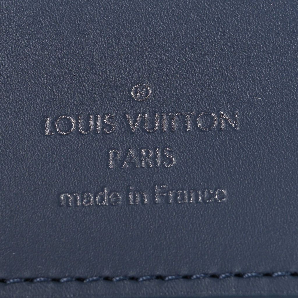 Calfskin Monogram Shadow Pocket Organizer Blue