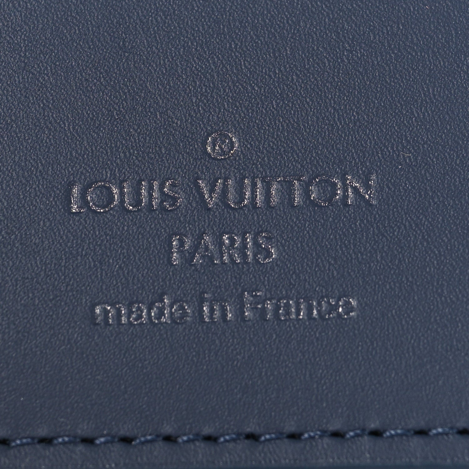 Calfskin Monogram Shadow Pocket Organizer Blue