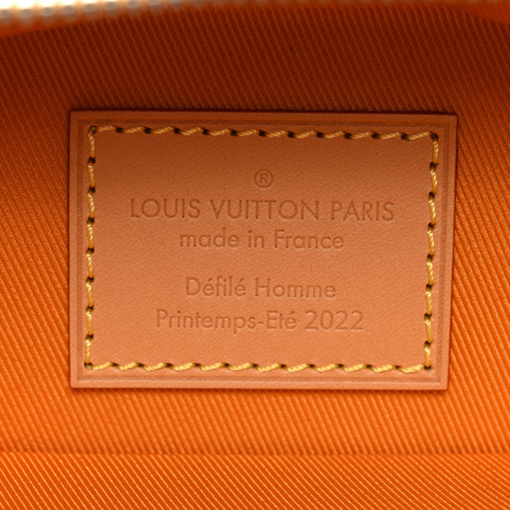 Calfskin N°7 Vertical Box Trunk Yellow