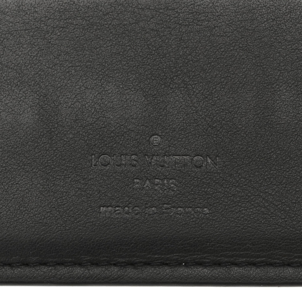 Calfskin Monogram Shadow Multiple Wallet Black