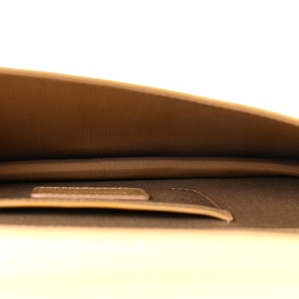 Patent Cannage Lady Dior Convertible Clutch Beige