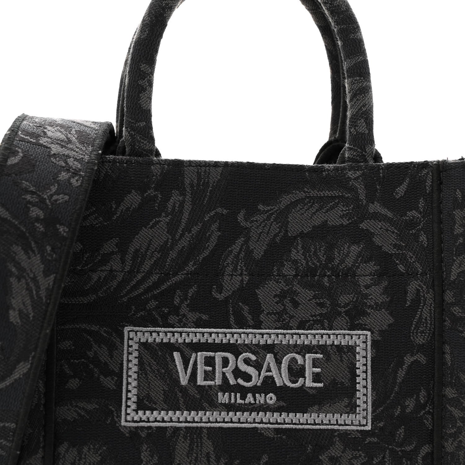 Jacquard Barocco Extra Small Athena Tote Black