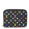 Monogram Multicolor Zippy Coin Purse Black Grenade
