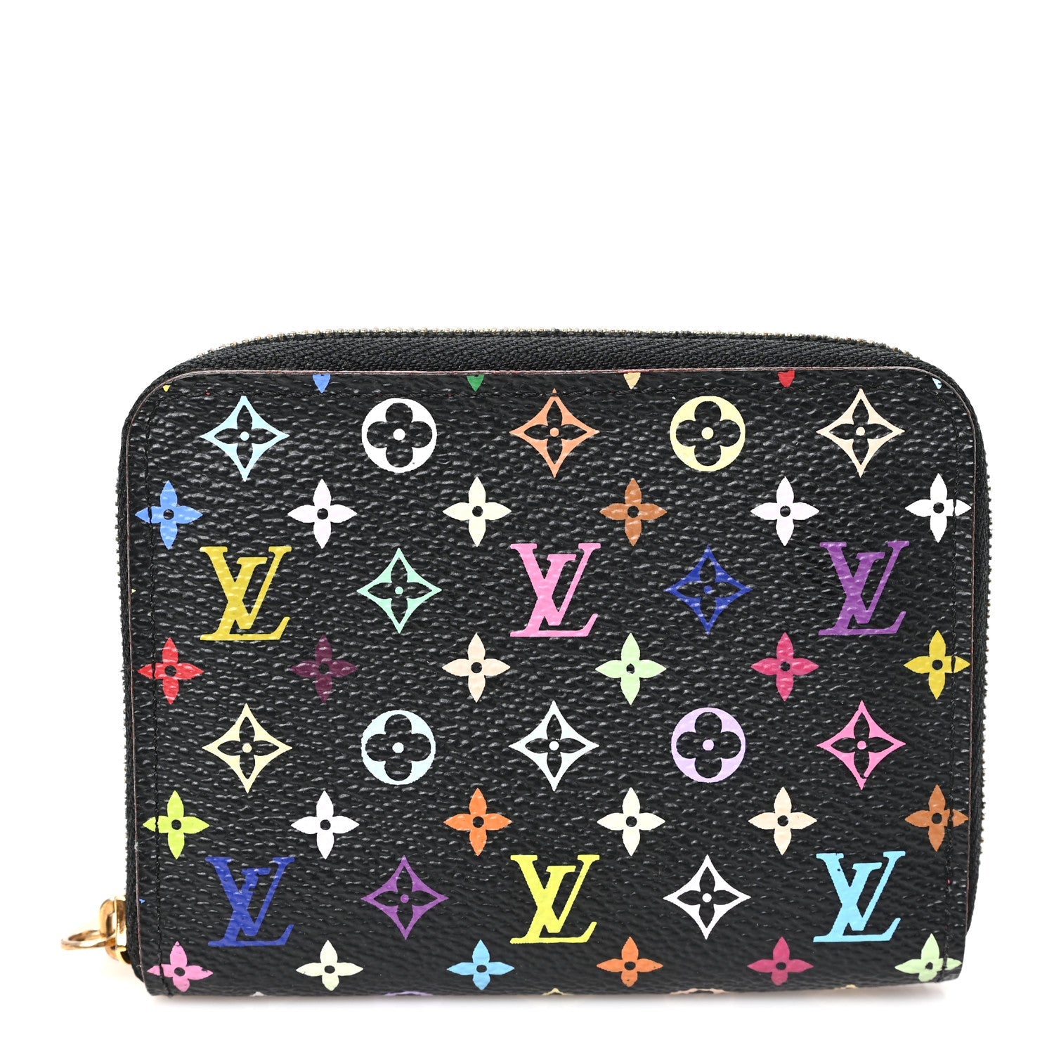 Monogram Multicolor Zippy Coin Purse Black Grenade