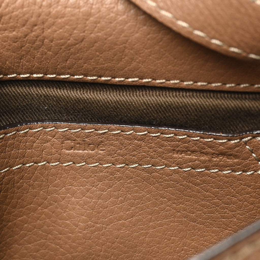 Calfskin Mini Marcie Round Crossbody Bag Nut