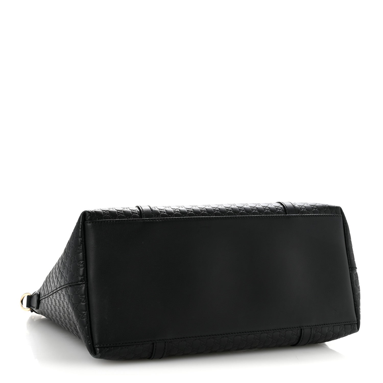 Soft Microguccissima Dome Satchel Black