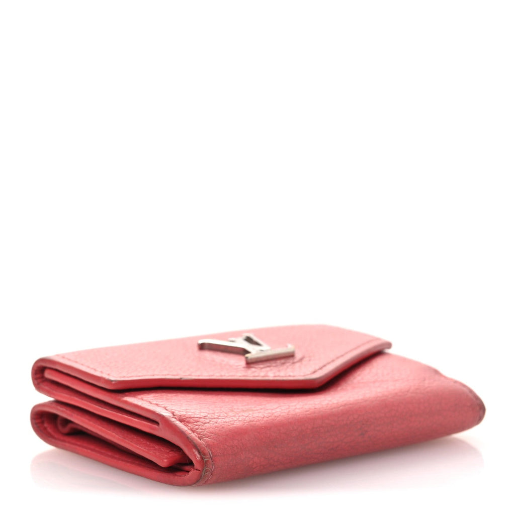 Calfskin Lockmini Wallet Hot Pink