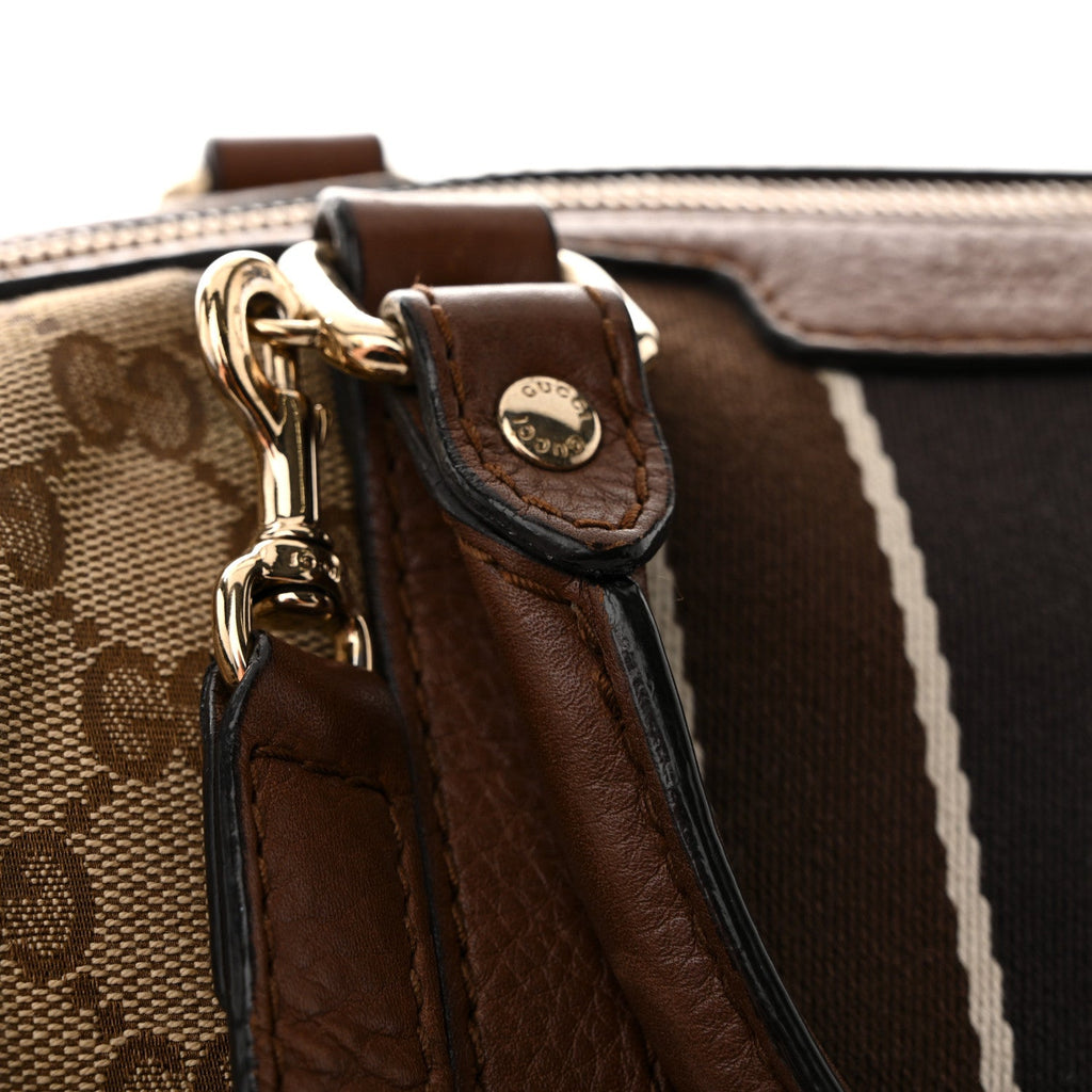 Monogram Vintage Web Small Boston Brown