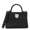 Grained Calfskin Mini Diorever Flap Black