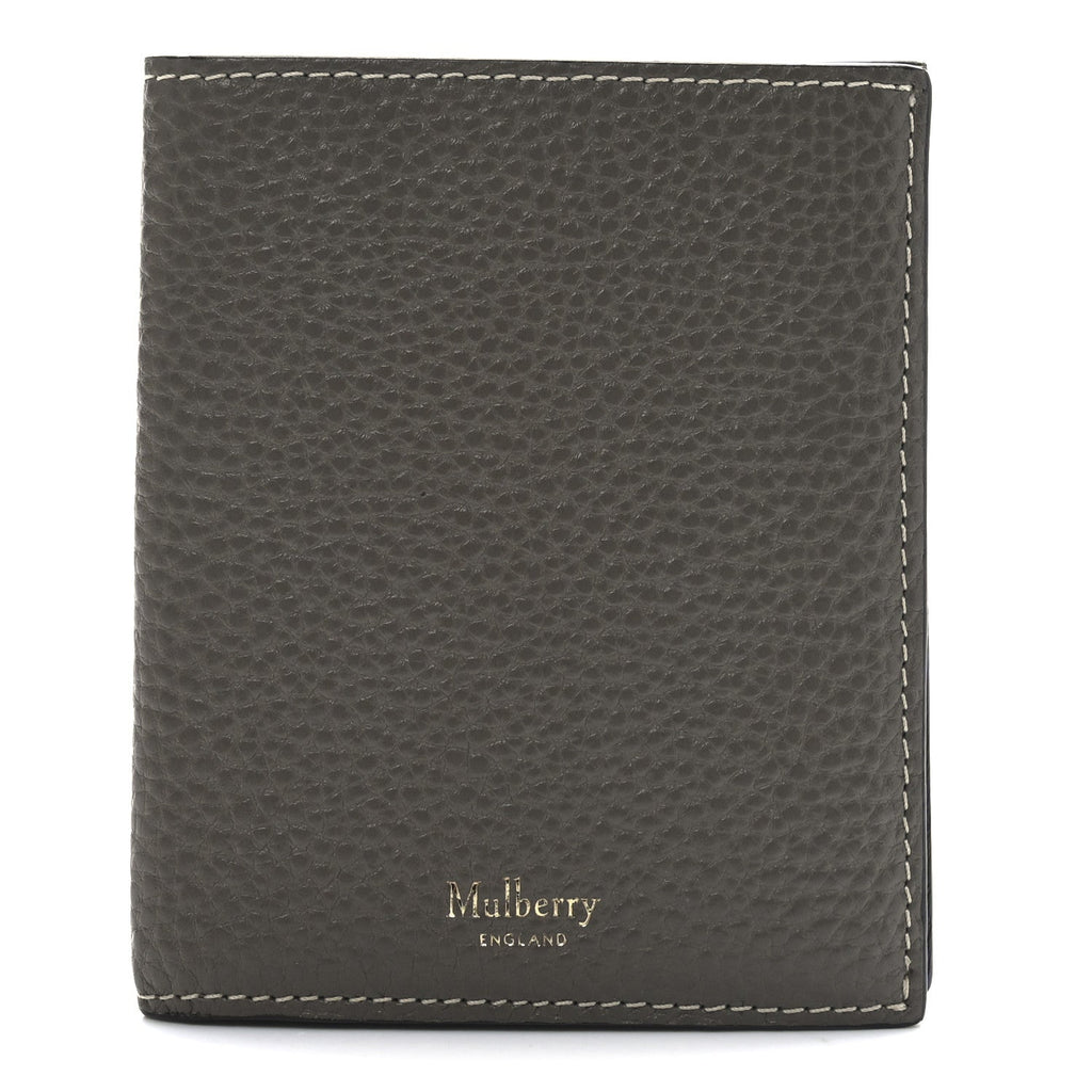 Classic Grain Tri-fold Wallet Grey