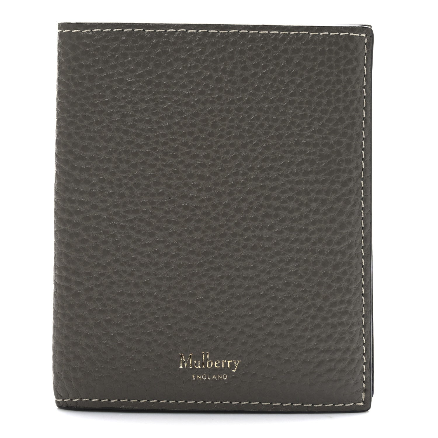 Classic Grain Tri-fold Wallet Grey