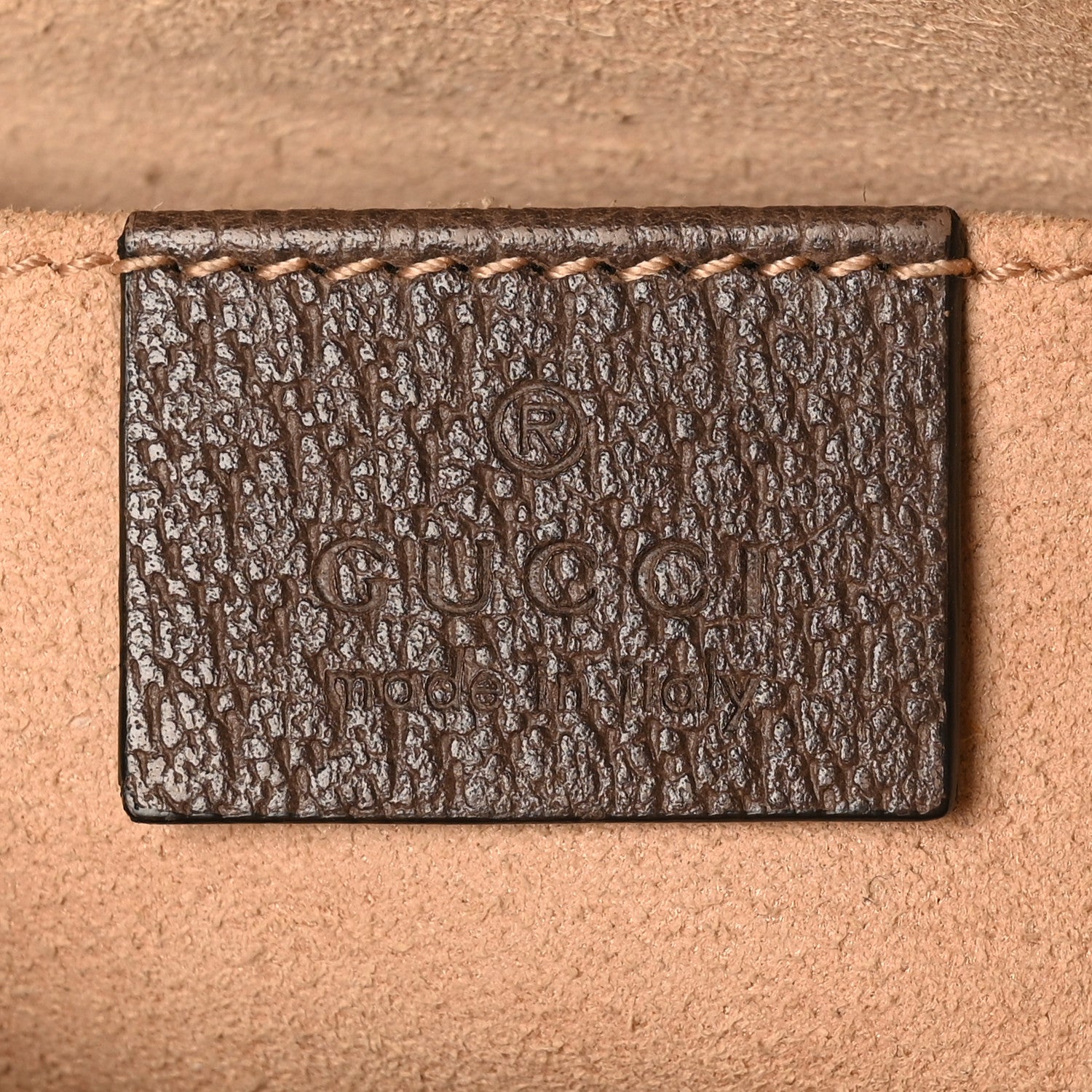 GG Supreme Monogram Web Mini Ophidia Shoulder Bag Brown