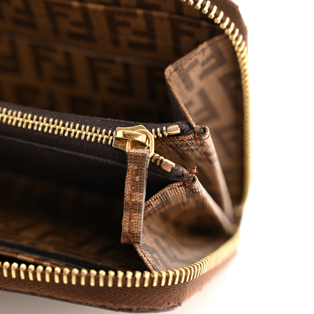 Zucchino Spalmati Forever Zip Around Wallet Nocciola