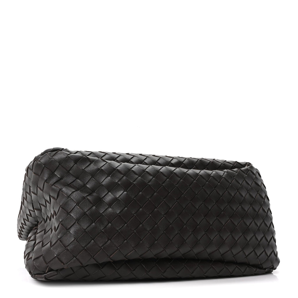 Nappa Intrecciato Large Campana Shoulder Bag Fondant