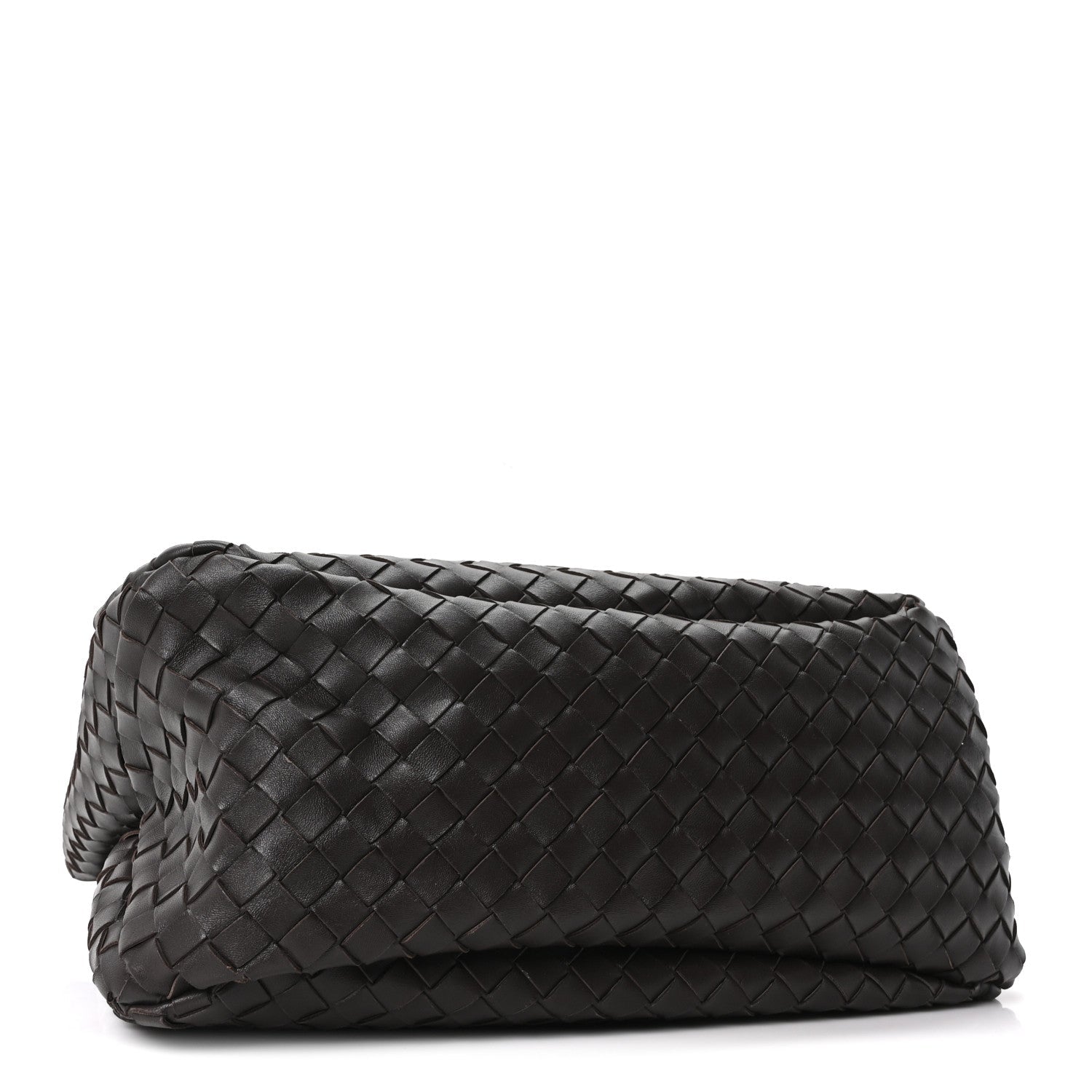 Nappa Intrecciato Large Campana Shoulder Bag Fondant