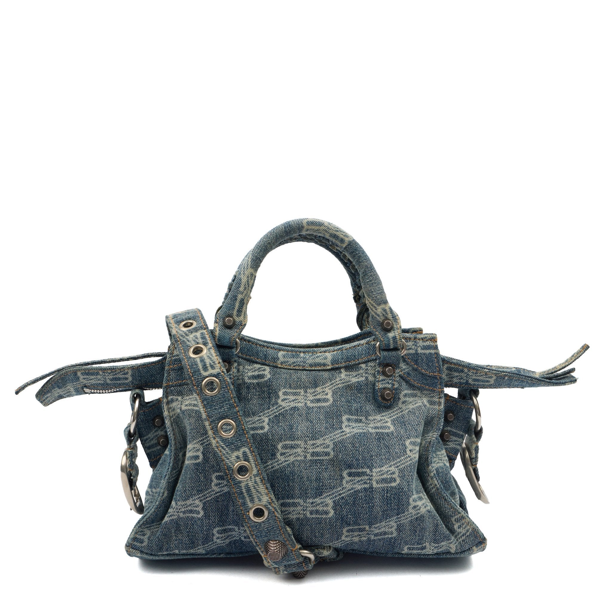 Balenciaga Mini Bag Neo Cagole XS in Blue, Canvas