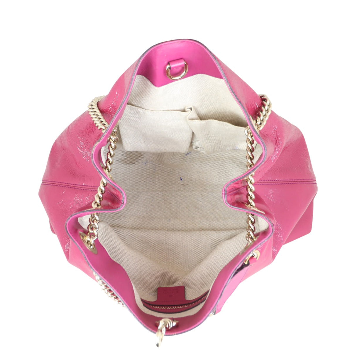 Gucci Soho Chain Shoulder Bag Medium Patent