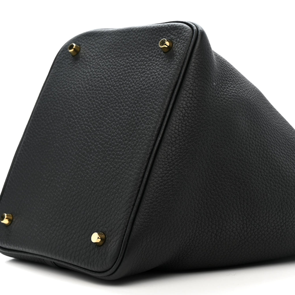 Taurillon Clemence Picotin Lock 22 MM Black