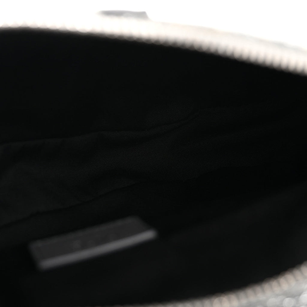 Oblique Mens Saddle Bag Grey