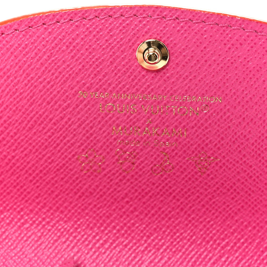 LV X TM Monogram Multicolor Rosalie Coin Purse White Kawaii Pink