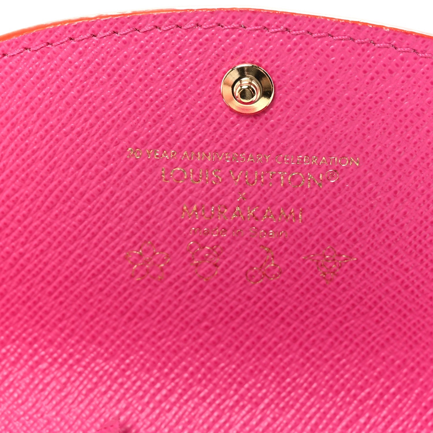 LV X TM Monogram Multicolor Rosalie Coin Purse White Kawaii Pink