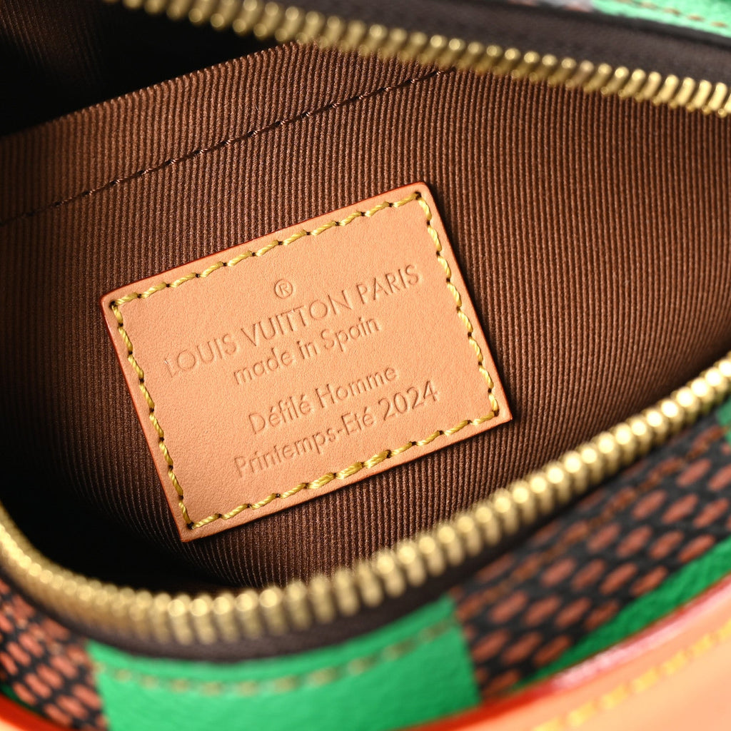 Damier Pop Chess Messenger Green