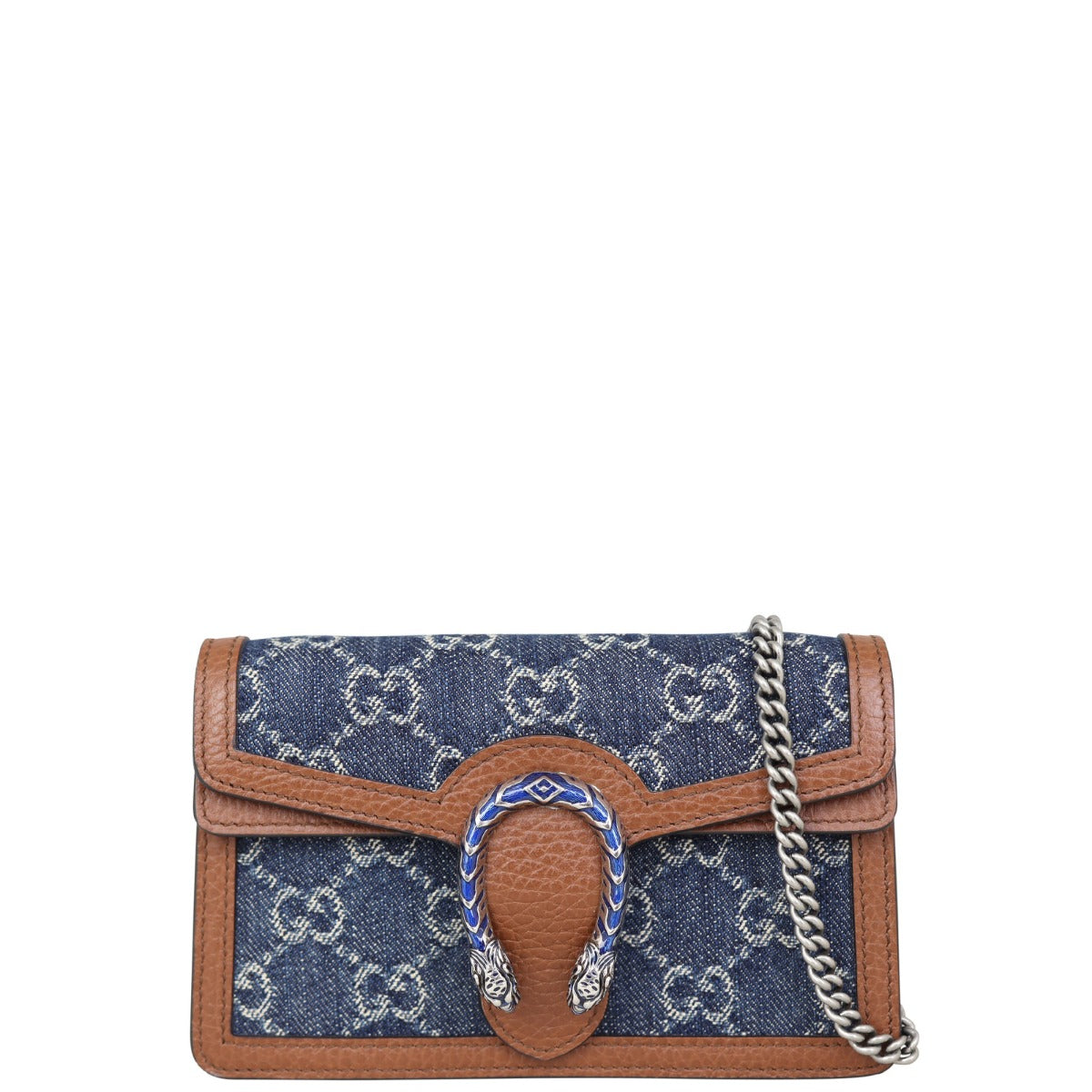 Gucci Dionysus GG Denim Super Mini Chain Bag