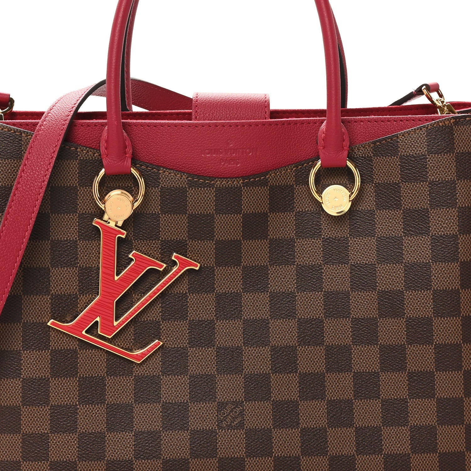 Damier Ebene LV Riverside Lie De Vin