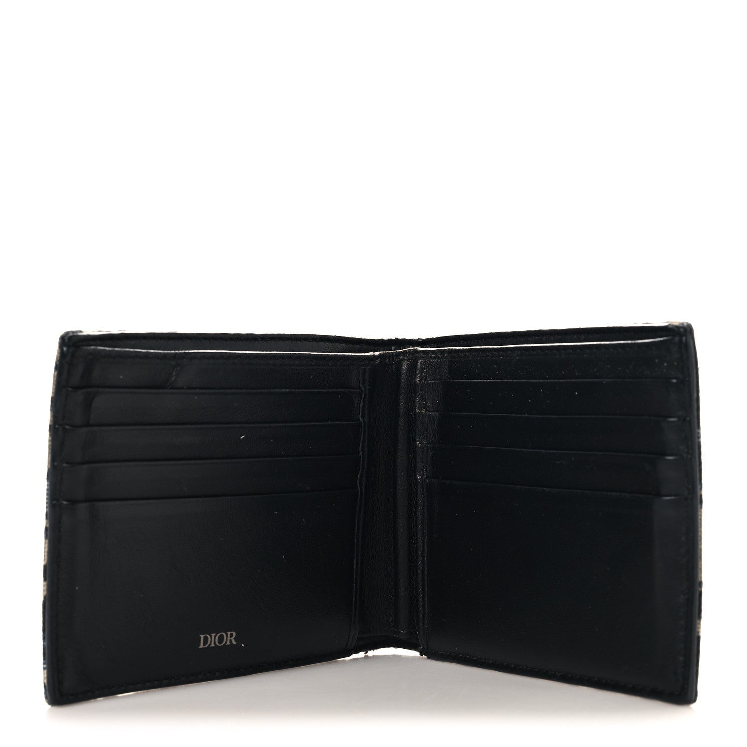 Oblique Bi-Fold Wallet Blue