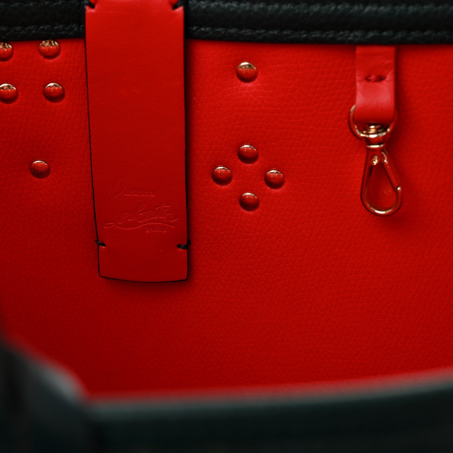 Calfskin Spikes Small East West Cabata Tote Vosges