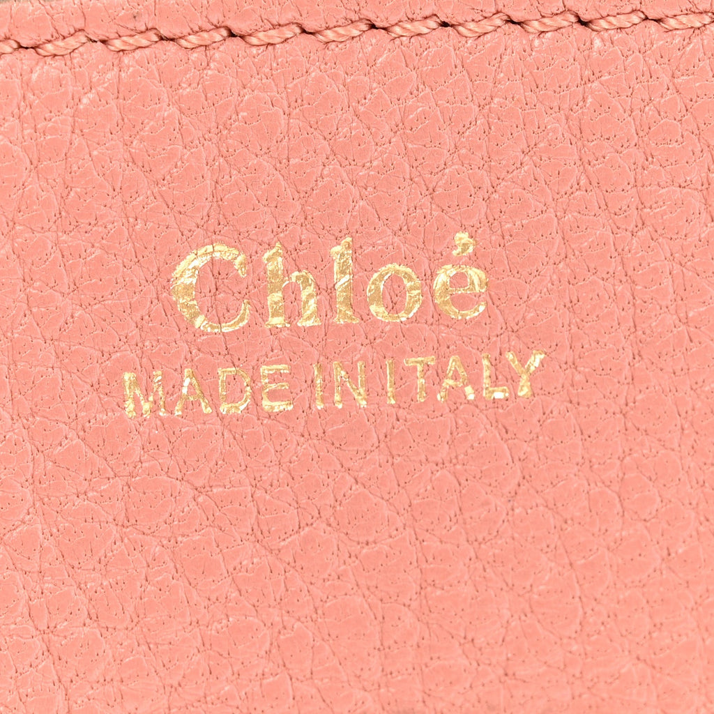 Grained Lambskin Nano Drew Shoulder Bag Misty Rose