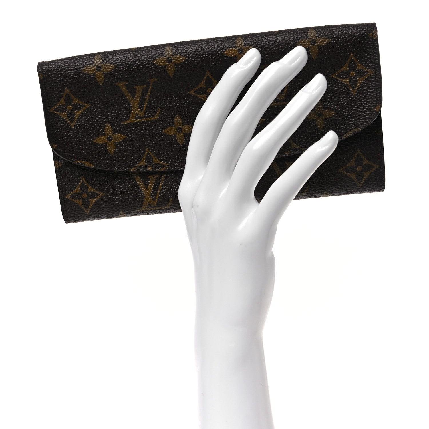 Monogram Emilie Wallet Fuchsia