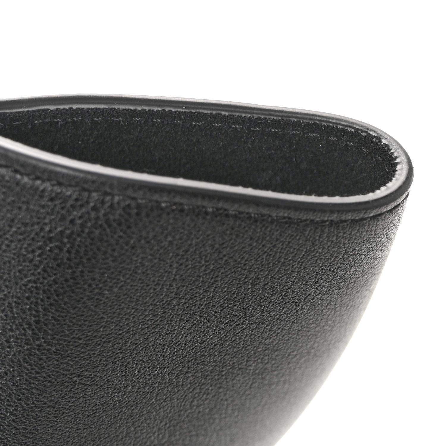 Silky Calfskin Mini Rider's Top Handle Bag Black