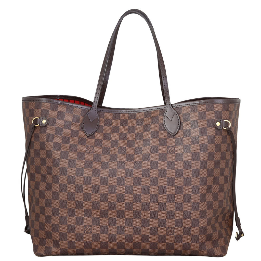 Louis Vuitton Neverfull GM Damier Ebene with Pouch