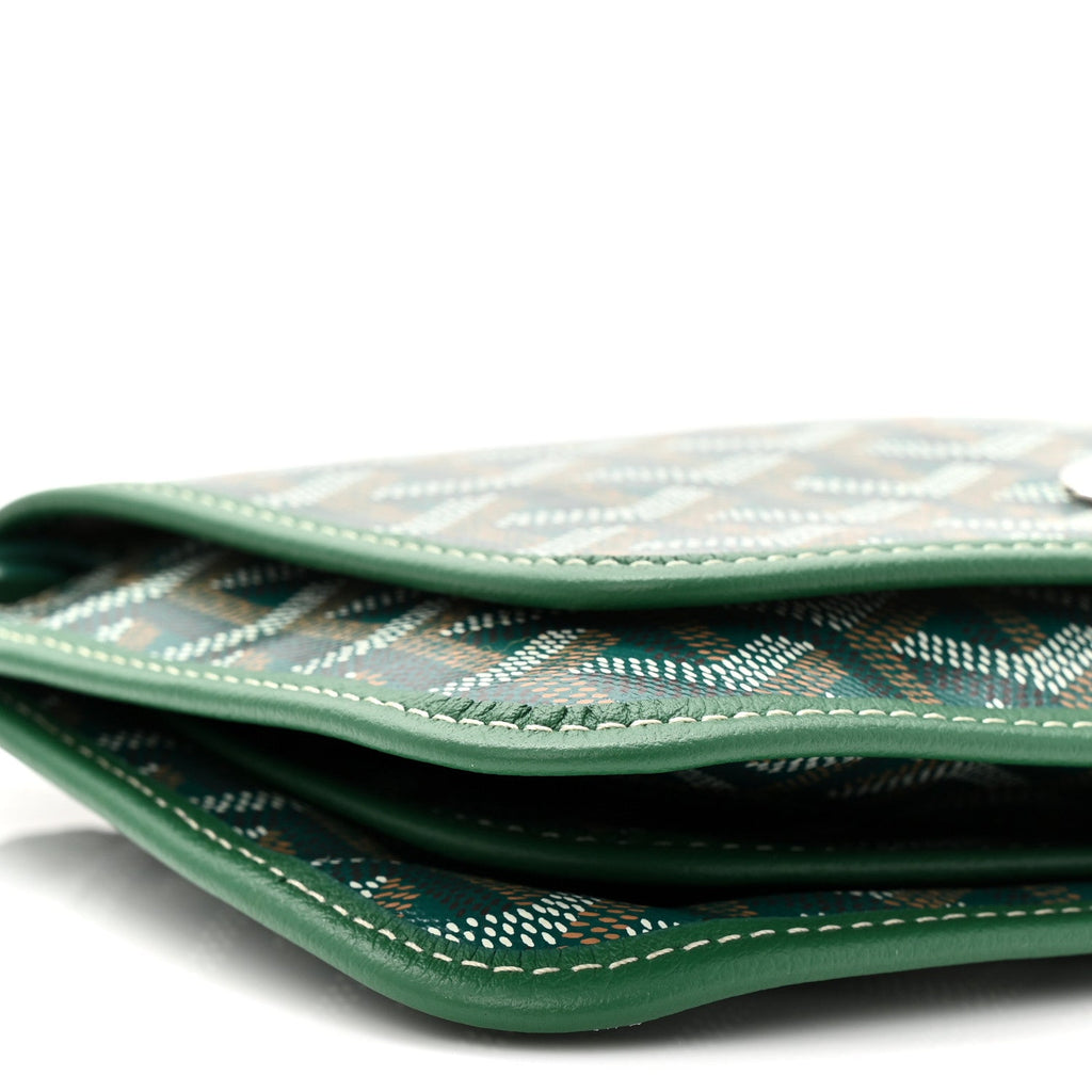 Goyardine Plumet Wallet Clutch Green