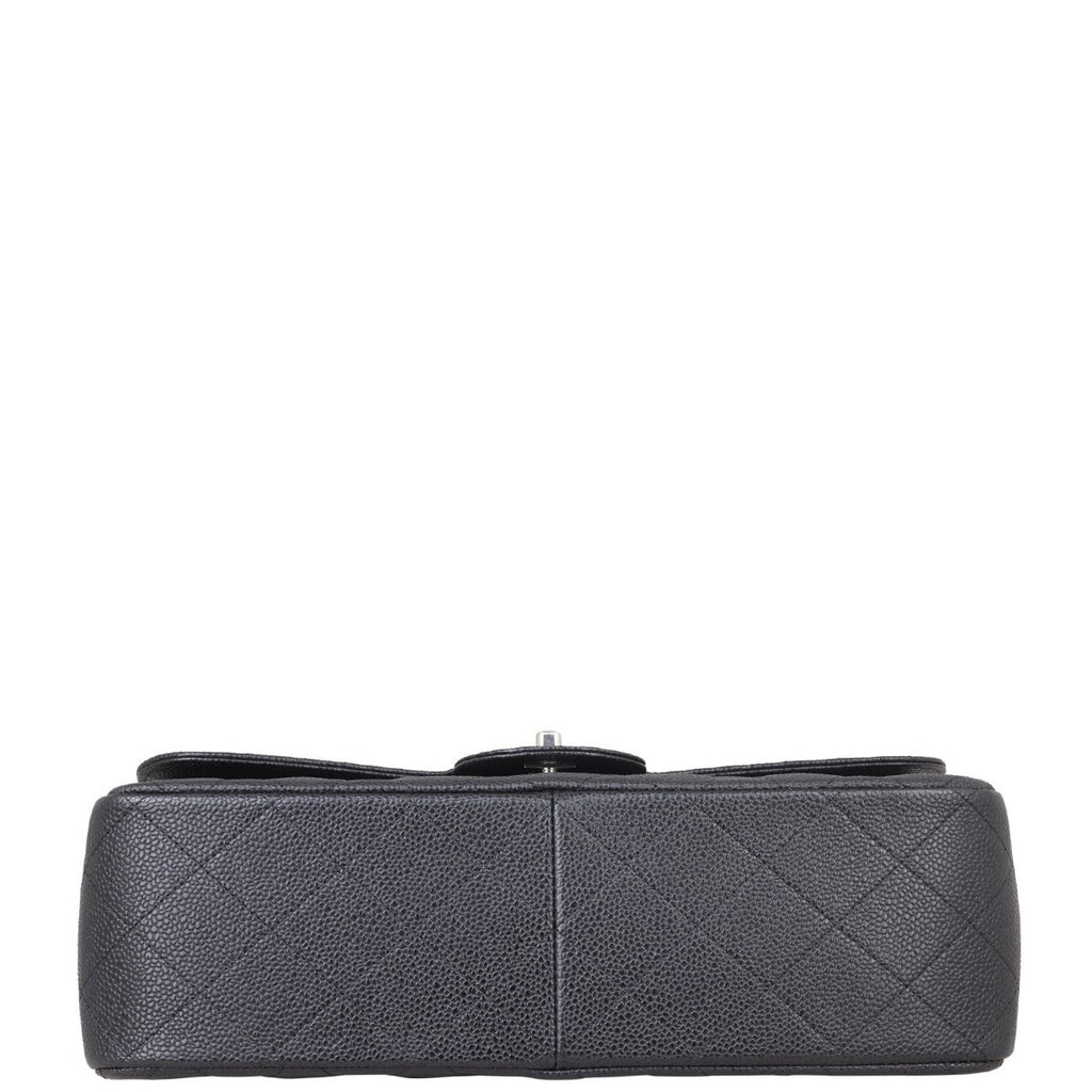 Chanel Classic Double Flap Jumbo | Black Caviar SHW