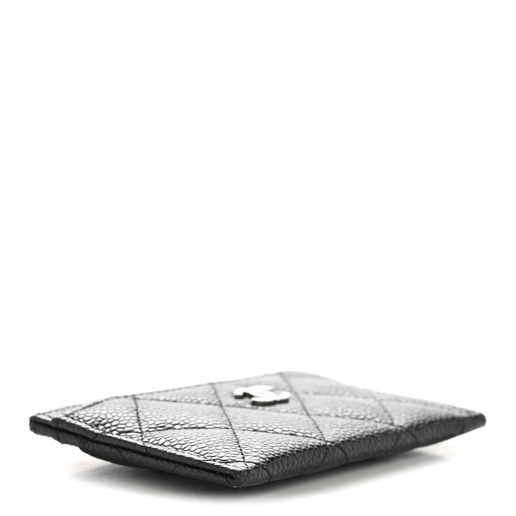 Caviar Quilted  Holder Black