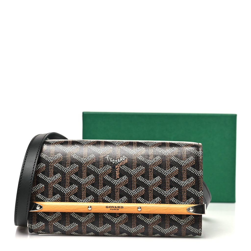 Goyardine Monte Carlo Mini Phone Case Black