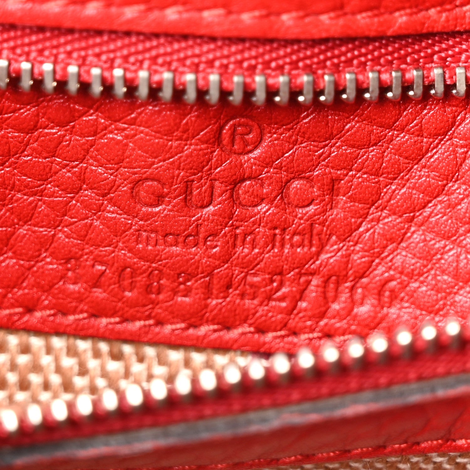Cellarius Calfskin Small Bamboo Daily Top Handle Bag Hibiscus Red