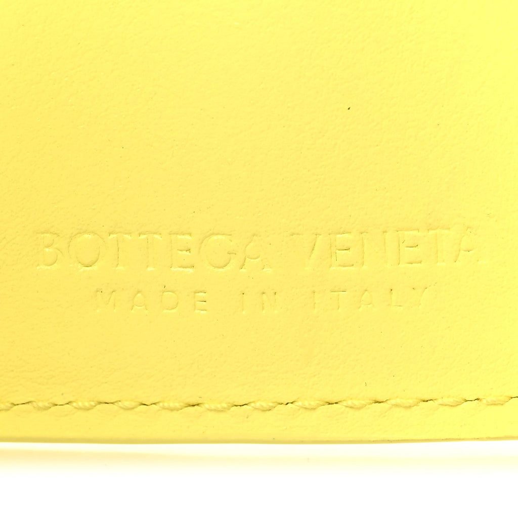 Nappa Intrecciato Trifold Wallet Ice Cream