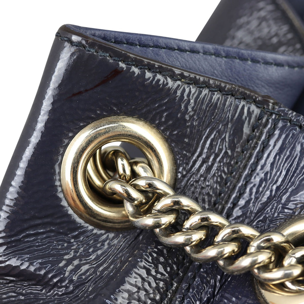 Gucci Soho Chain Shoulder Bag Medium Patent
