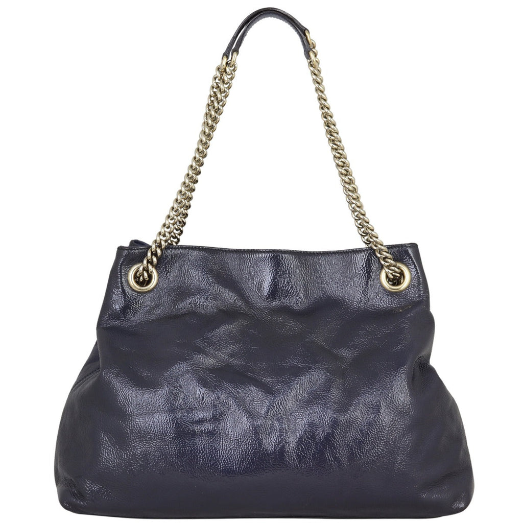 Gucci Soho Chain Shoulder Bag Medium Patent