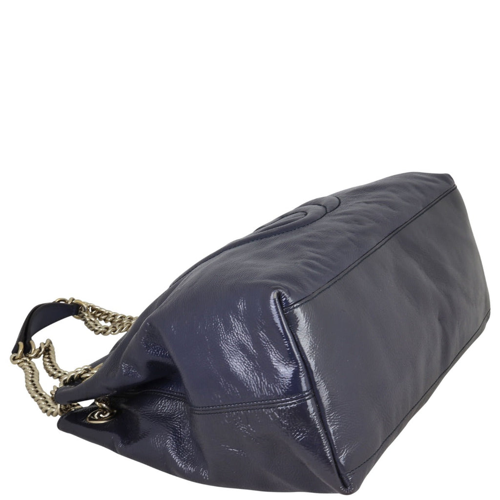 Gucci Soho Chain Shoulder Bag Medium Patent